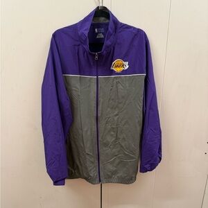 Purple and Gray NBA Lakers Men's Jacket